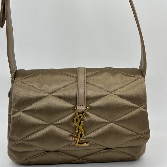 Saint Laurent YSL Monogram LE 57 Matelasse Quilted Satin Shoulder Flap Bag - Picture 3 of 16